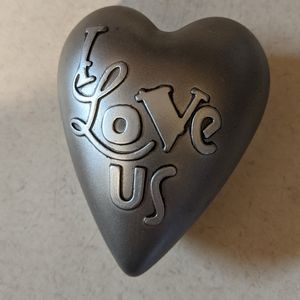 I Love us art heart keeper